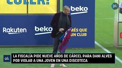 La Fiscalía pide nueve años de cárcel para Dani Alves por violar a una joven en una discoteca