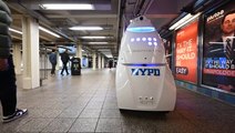 NYPD’s security robot roams Times Square subway station