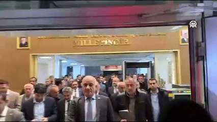 Bakan Özhaseki, Adıyaman depremine toplantıda yakalandı