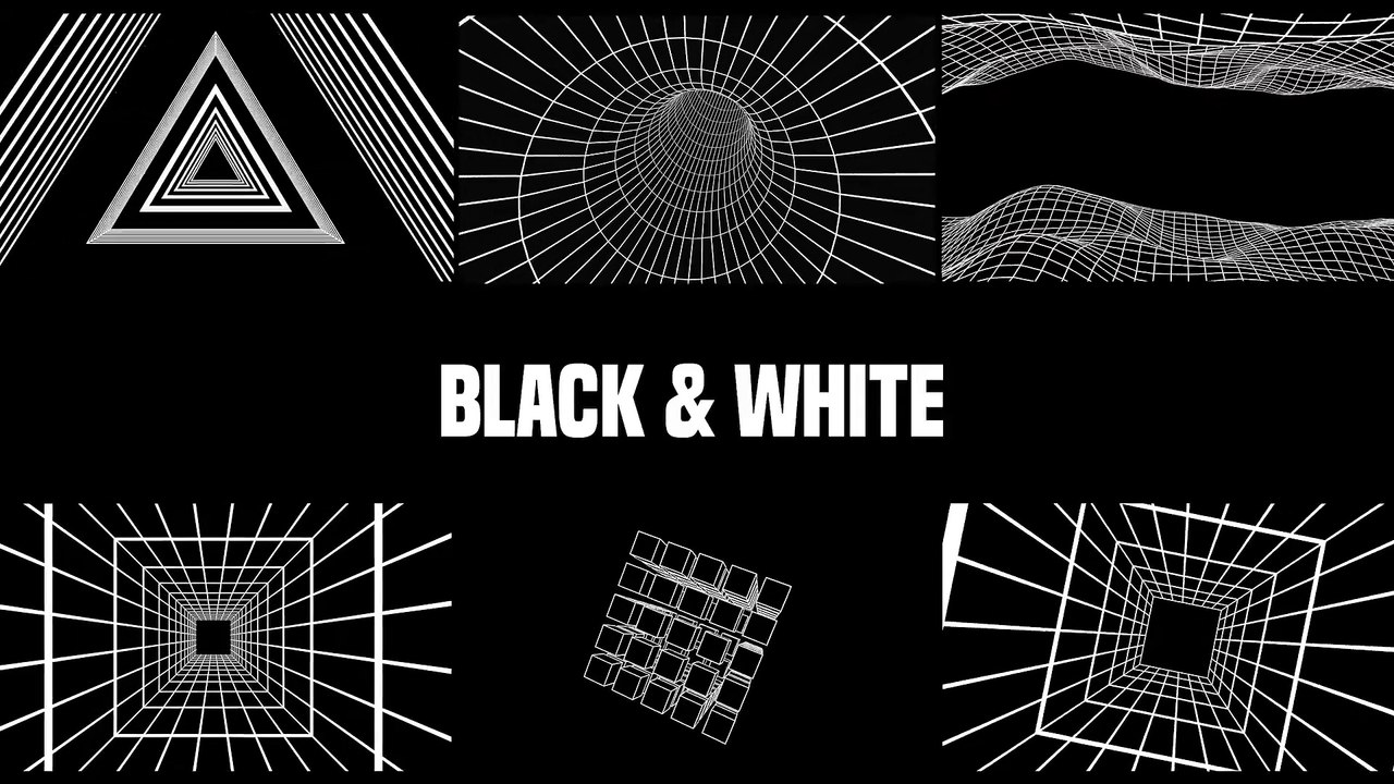 VJ Pack Black and White - 17 VJ Loops