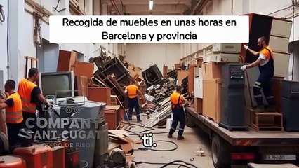 Recogida de muebles y trastos en Barcelona