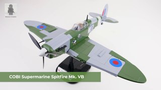 COBI World War II | 5725 --- Supermarine Spitfire Mk. VB --- unboxing and pure build --- part 3