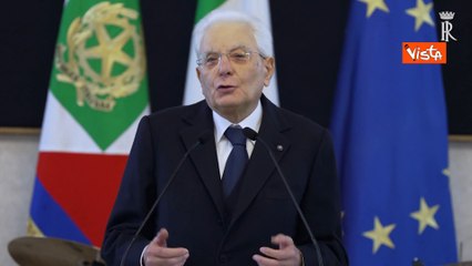 Mattarella: "Periodo dissennato di guerre, musica e arte sono l'antidoto"