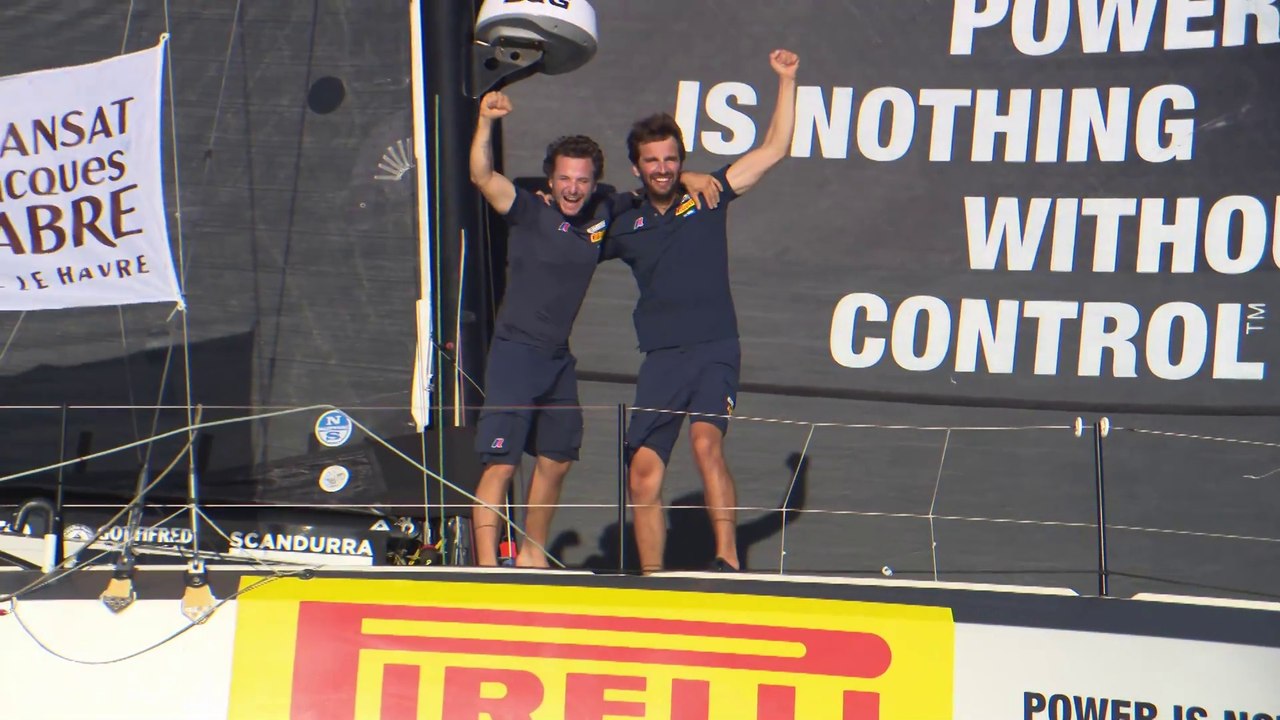 Transat Jacques Vabre Normandie Le Havre 2023 - 23 /11/2023 - ARRIVÉE DU 1ER CLASS40 ALLA GRANDE PIRELLI