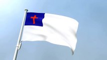 Christian Waving Flag