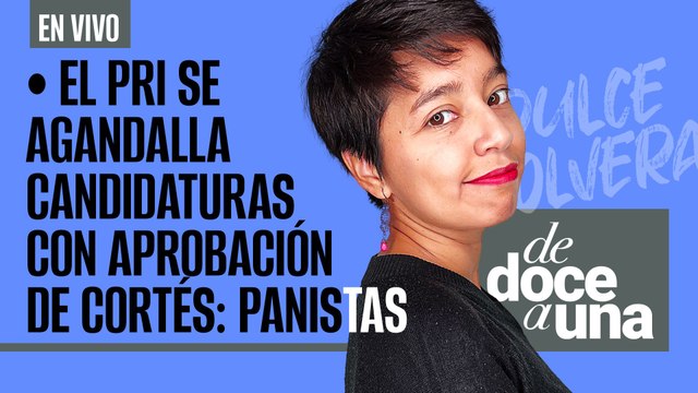 #EnVivo #DeDoceAUna | PRI se agandalla candidaturas: PAN | Verástegui lleva 6.2% de firmas para 2024