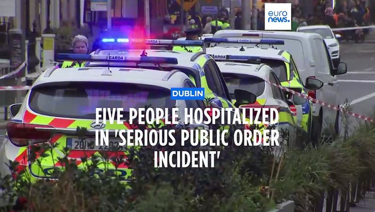 Five people wounded, including three children, in Dublin knife attack