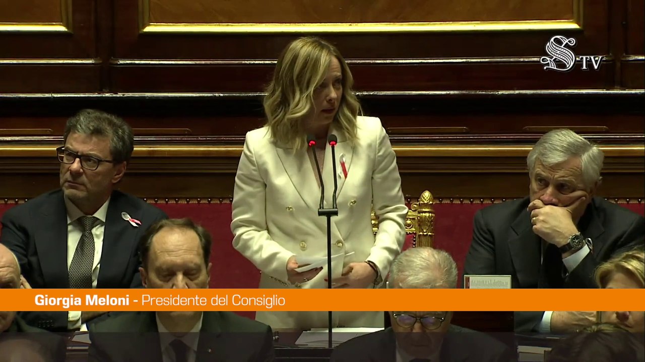Meloni "Forze politiche unite contro la violenza sulle donne"