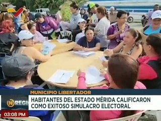 Mérida | Habitantes del municipio Libertador expresan su opinión sobre el Simulacro Electoral  2023