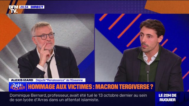 Victimes françaises du Hamas: Il y aura un hommage national mais attendons de savoir où sont ces huit Français qui sont encore présumés otages , explique Alexis Izard (Renaissance)
