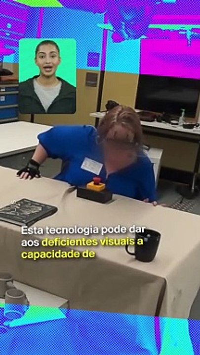 Os óculos que ajudam os cegos através do som