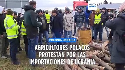 Download Video: Agricultores polacos vuelven a protestar por la importación de cereal ucraniano