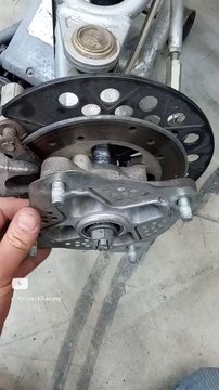 Bearing Failure after Racing #automobile #motorsports #racing #powersports #wheelbearing