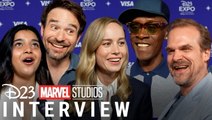 Marvel Studios D23 Interviews | Brie Larson, Charlie Cox, David Harbour, Don Cheadle
