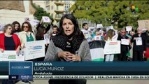España: Ciudadanos salieron a las calles de Andalucía para protestar contra la masacre sionista en Gaza