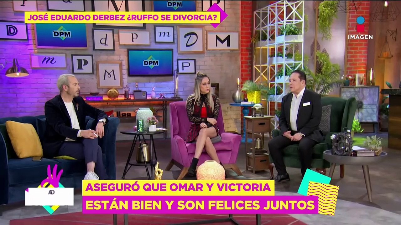 José Eduardo Derbez DESMIENTE DIVORCIO entre Victoria Ruffo y Omar Fayad