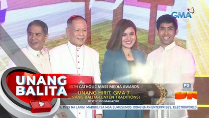 Unang Hirit, wagi bilang "Best News Magazine" sa 45th Catholic Mass Media Awards | UB