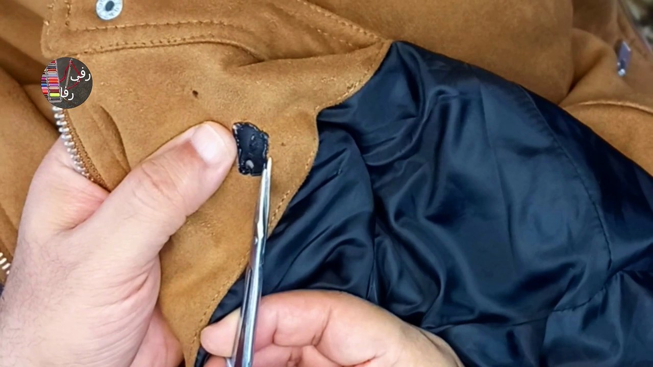 How to fix a burn in a thick fabric jacket. فيديو Dailymotion