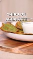 Chips de Aguacate y queso Parmesano