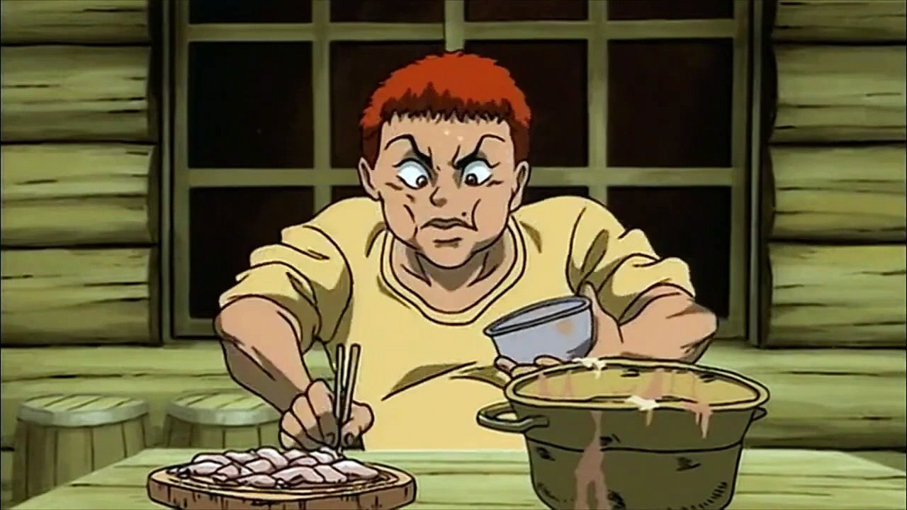 Eating and Getting Bigger - Baki the Grappler