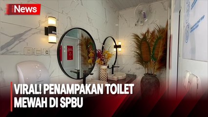 Gegerkan Medsos, Inilah Toilet Mewah Ala Bintang 5 di SPBU Sukabumi