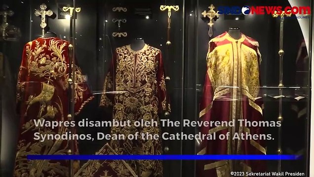 Kunjungan Kerja ke Yunani, Wapres Sempatkan ke Gereja Katedral Metropolitan Athena