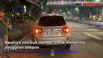 City Car Tabrak Minibus Berhenti di Jalan Tanah Abang, Sopir Diduga Mabuk