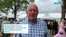 Wingecarribee Council's Viv May at the 2023 Bong Bong Picnic Races
