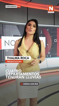 Cuatro departamentos tendrán lluvias y tormentas eléctricas este viernes y sábado