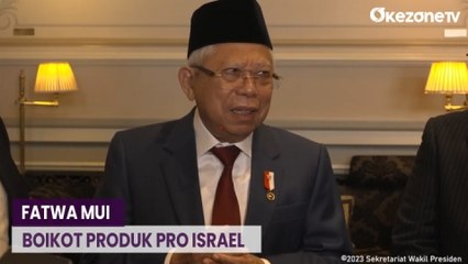 Wapres Ma'ruf Sebut Fatwa MUI Boikot Produk Pro Israel dalam Rangka Mendukung Palestina