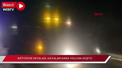 Tải video: Artvin'de heyelan: kayalar kara yoluna düştü