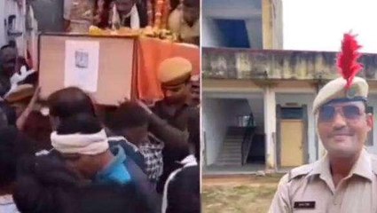 भरतपुर: फौजी हरेंद्र सिंह को नम आंखों से दी अंतिम विदाई, शोक में डूबा पूरा का पूरा गांव