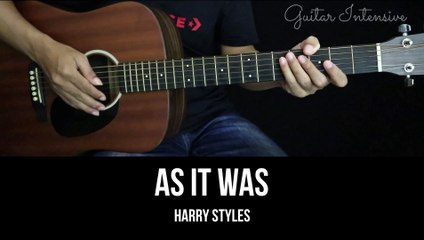 As It Was - Harry Styles | EASY Guitar Tutorial with Chords / Lyrics