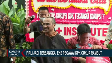 Buntut Penetapan Firli Tersangka, Eks Pemimpin dan Pegawai KPK Gelar Aksi Gundul Rambut!