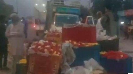 పల్నాడు జిల్లా: పూల లోడుతో వెళ్తున్న లారీ బోల్తా