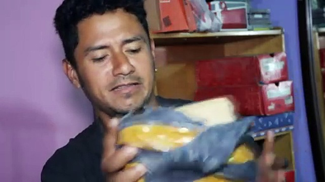 Colgador de ropa plegable montado en la pared para interiores unboxing producto aliexpress