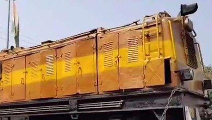 बालाघाट: अंबेडकर चौक स्थित धरोहर जंक्शन पहुंचा नैरोगेज का डीजल इंजन