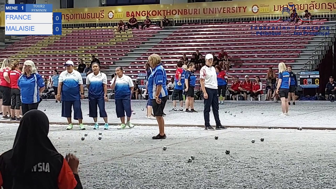 CHAMPIONNATS DU MONDE TRIP FEMININS 2023 - FRANCE VS MALAISIE T2