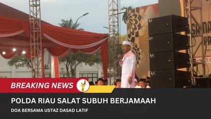 Polda Riau Salat Subuh Berjamaah Dan Doa Bersama Ustaz Dasad Latif 2