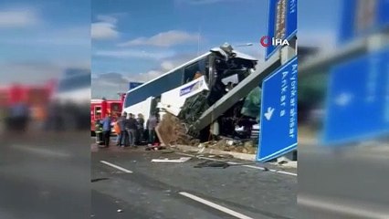 29 kişinin yaralandığı tur otobüsü kazasında 2 yaralı kurtarılamadı