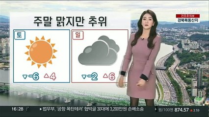 [날씨] 퇴근길 찬바람…주말 더 추워, 서울 -6도