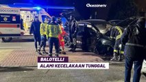 Alami Kecelakaan di Italia, Mobil Mario Balotelli Seharga Rp2,18 Miliar Ringsek