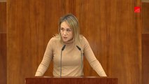 Repaso a la izquierda de una diputada del PP en la Asamblea de Madrid