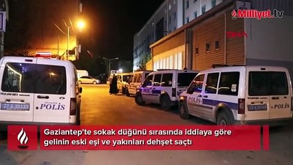 Gaziantep'te eski eş olay yarattı! Düğünü bastı, dehşet saçtı