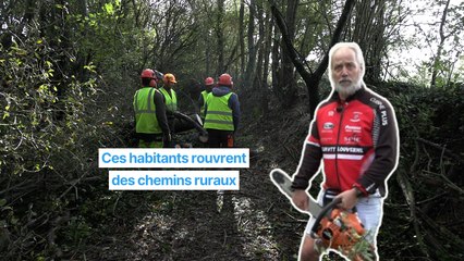 Ces habitants rouvrent des chemins ruraux