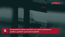 Zonguldak’ta batan geminin son telsiz anonslarını, yabancı geminin personeli kaydetti