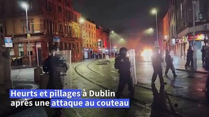 Irlande: incidents à Dublin après une attaque au couteau
