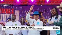 Campagne électorale en RD Congo : à Goma, Moïse Katumbi critique le bilan sécuritaire du président Tshisekedi