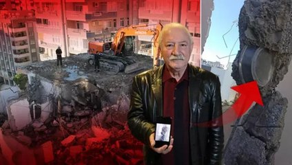 Ağır hasarlı binanın yıkımı sırasında şaşırtan görüntü: Menemen yapan işçilerden kalmıştır