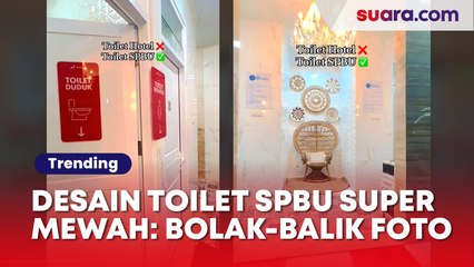 Super Mewah! Desain Toilet SPBU Ini Bikin Warganet Terperangah